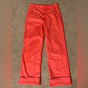 Pilcro by Anthropologie Red Wide Leg Pants Size 28 High Rise